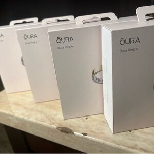 Oura Ring 4 in Gold and Rose Gold